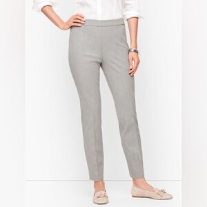 Talbots Grey Stretch Skinny Ankle Pants Size 10 Petite - Great Condition